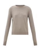 Matchesfashion.com Rick Owens Drkshdw - Level Boiled-cashmere Sweater - Womens - Grey