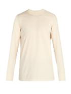 Matchesfashion.com Rick Owens - Long Sleeved Cotton Jersey T Shirt - Mens - White