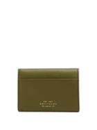 Matchesfashion.com Smythson - Panama Leather Bi Fold Cardholder - Mens - Green