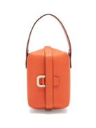 Matchesfashion.com Valextra - Tric Trac Saffiano-leather Bag - Womens - Orange