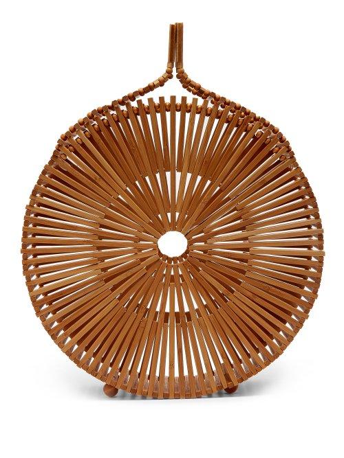 Matchesfashion.com Cult Gaia - Zaha Bamboo Bag - Womens - Tan