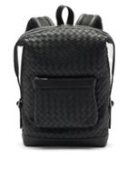 Bottega Veneta - Hidrology Intrecciato Leather Backpack - Mens - Black