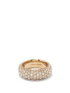 Amina Muaddi - Cameron Crystal-pav Ring - Womens - Gold