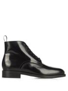 Lemaire Lace-up Leather Ankle Boots