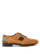 Matchesfashion.com Burberry - Kirkby Suede And Mesh Trainers - Mens - Brown Multi