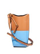 Matchesfashion.com Loewe - Gate Pocket Bi Colour Leather Cross Body Bag - Womens - Tan Multi