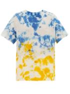 Matchesfashion.com The Elder Statesman - Favorite Tie Dyed Cashmere Blend T Shirt - Mens - Blue Multi