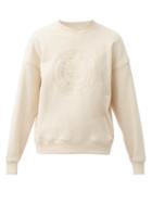 Matchesfashion.com Acne Studios - Fiena Embroidered Cotton-jersey Sweatshirt - Womens - Ivory