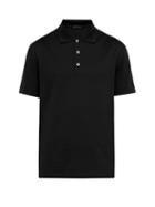 Matchesfashion.com Versace - Medusa Crystal Button Cotton Piqu Polo Shirt - Mens - Black