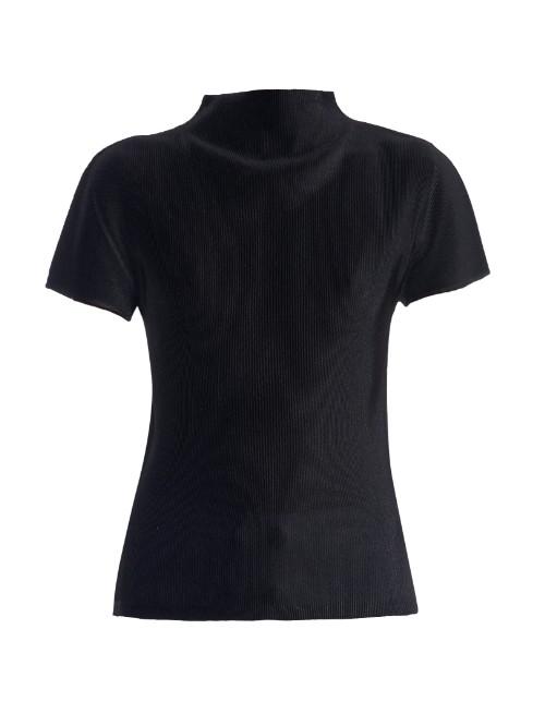 Pleats Please Issey Miyake Pleated High-neck Top