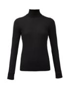 Matchesfashion.com Gabriela Hearst - Peppe Jaipur Roll-neck Ribbed-knit Sweater - Womens - Black