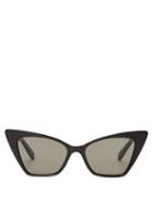 Matchesfashion.com Saint Laurent - Victoire Cat Eye Sunglasses - Womens - Black