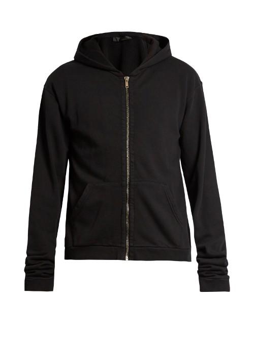 Haider Ackermann Perth Hooded Cotton-jersey Sweatshirt