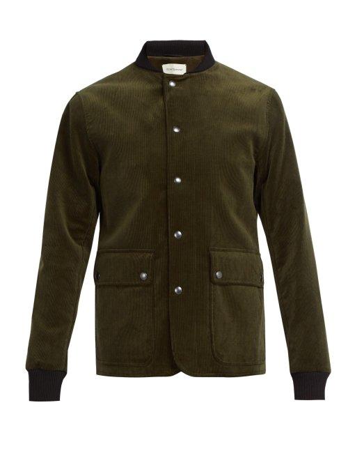 Matchesfashion.com Oliver Spencer - Berwick Cotton Corduroy Jacket - Mens - Green