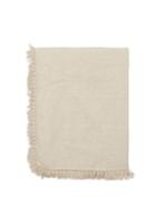 Matchesfashion.com Once Milano - Medium Tasselled Crushed Linen Tablecloth - Cream