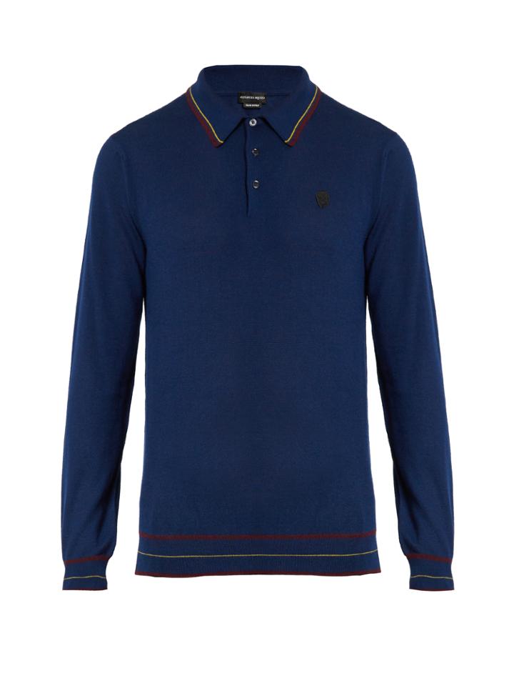 Alexander Mcqueen Skull-appliqu Cashmere Top