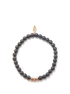 Jacquie Aiche - Diamond, 14kt Rose-gold & Beaded-hematite Bracelet - Mens - Rose Gold