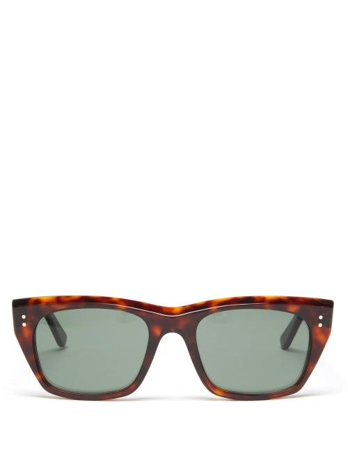 Matchesfashion.com Celine Eyewear - Square Tortoiseshell-acetate Sunglasses - Mens - Tortoiseshell