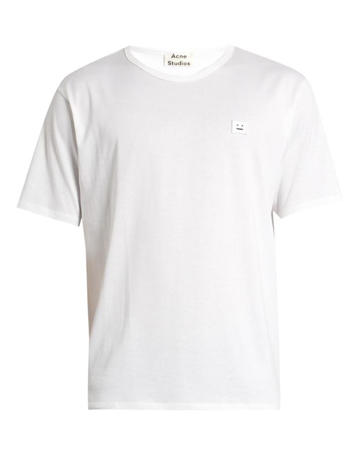 Acne Studios Niagra Face-patch Cotton T-shirt