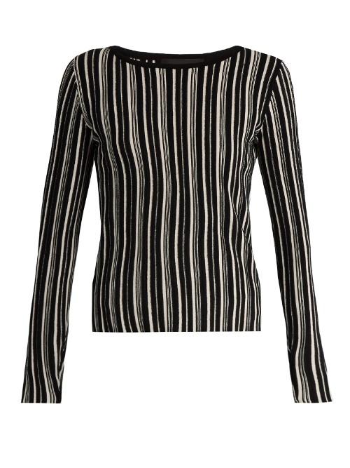 Tabula Rasa Tolun Striped Boat-neck Sweater