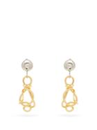 Matchesfashion.com Marni - Knotted-pendant Clip Earrings - Womens - Silver Gold