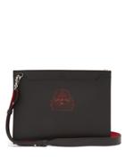Christian Louboutin Skypouch Ecusson Leather Pouch