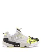 Matchesfashion.com Vetements - X Reebok Spike Runner 400 Mesh Trainers - Womens - Yellow White