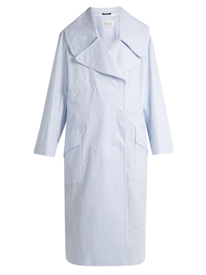 Maison Margiela Double-breasted Striped Coat