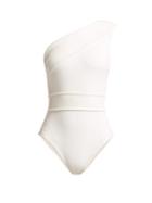 Matchesfashion.com Haight - Maria One Shoulder Swimsuit - Womens - Ivory