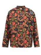 Matchesfashion.com By Walid - Pita Floral Print Silk Shirt - Mens - Black Multi