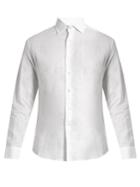 Frescobol Carioca Point-collar Linen Shirt
