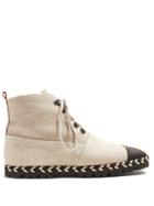Jw Anderson Espadrille Canvas Ankle Boots