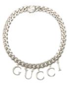 Gucci - Gucci Script-pendant Choker - Womens - Silver