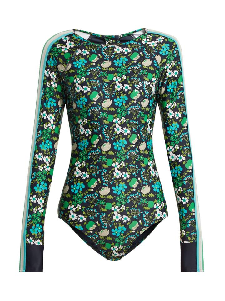 The Upside Floral-print Performance Paddle Suit
