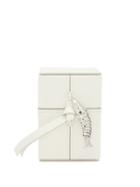 Matchesfashion.com Jil Sander - Fish-charm Leather Playing Cards Case - Ivory