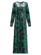 Matchesfashion.com Marni - Paisley Sequinned Dress - Womens - Green Multi