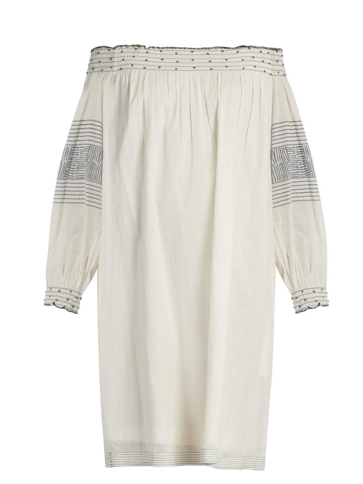 Velvet By Graham & Spencer Deandria Off-the-shoulder Cotton Dress