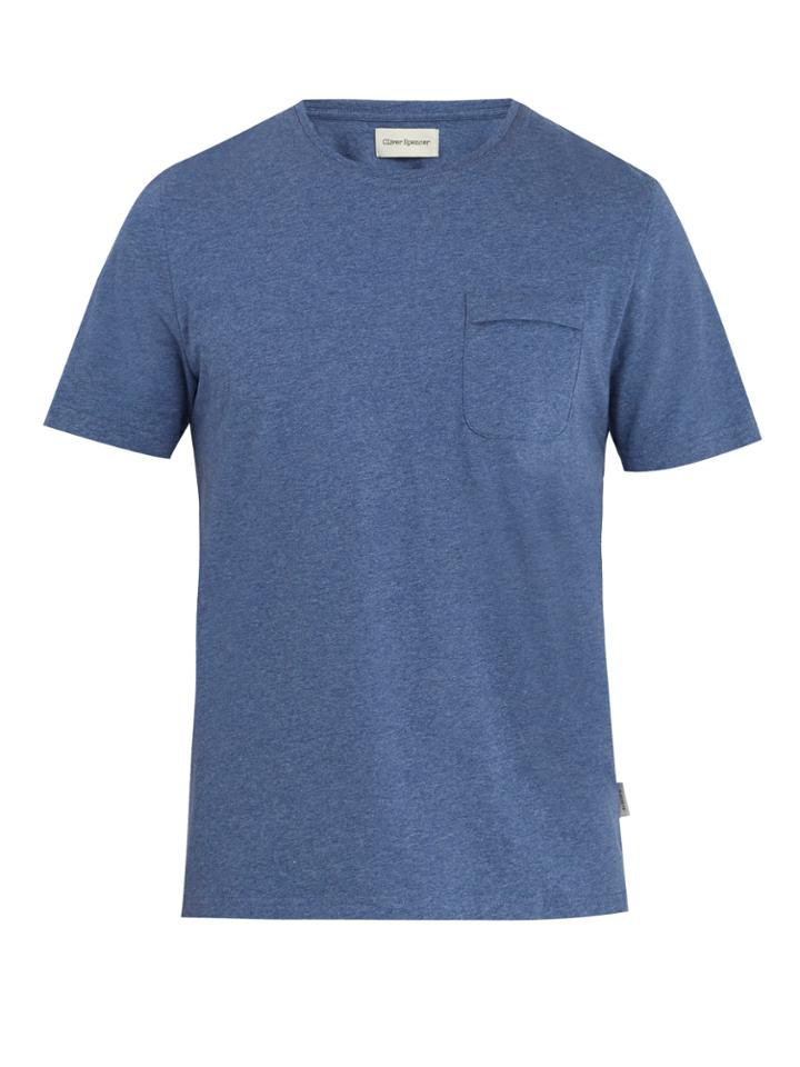 Oliver Spencer Warren Patch-pocket Cotton T-shirt