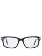 Matchesfashion.com Tom Ford Eyewear - Square Frame Acetate Glasses - Mens - Black