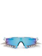 Matchesfashion.com Vetements - X Oakley Spikes 400 Sunglasses - Womens - Blue Multi