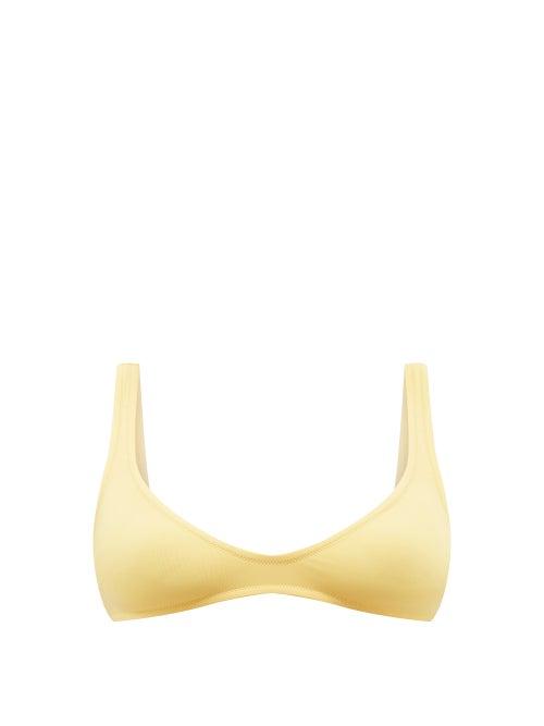 Melissa Odabash - Monaco Scoop-neck Bikini Top - Womens - Lemon