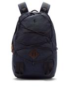 Matchesfashion.com Polo Ralph Lauren - Mountain Leather Trimmed Backpack - Mens - Navy