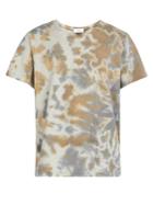 Rhude Desert Camouflage Tie-dyed Cotton T-shirt