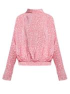 Matchesfashion.com Marni - Floral Print Crepe Blouse - Womens - Pink White