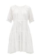 Matchesfashion.com Loup Charmant - Kassos Ruffled Cotton Voile Dress - Womens - White