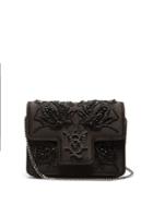 Alexander Mcqueen Insignia Embellished Satin Bag