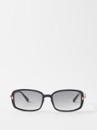 Tom Ford - Bonham Rectangular-frame Acetate Sunglasses - Womens - Black