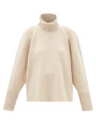 Proenza Schouler - Roll-neck Cashmere-blend Sweater - Womens - Ivory