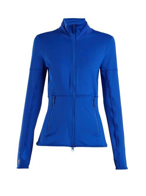Matchesfashion.com Adidas By Stella Mccartney - Performance Essentials Mid Layer Jacket - Womens - Blue