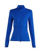 Matchesfashion.com Adidas By Stella Mccartney - Performance Essentials Mid Layer Jacket - Womens - Blue